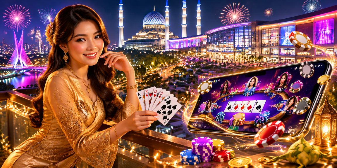 Suasana permainan kad Teen Patti berlatarkan budaya tempatan Selangor